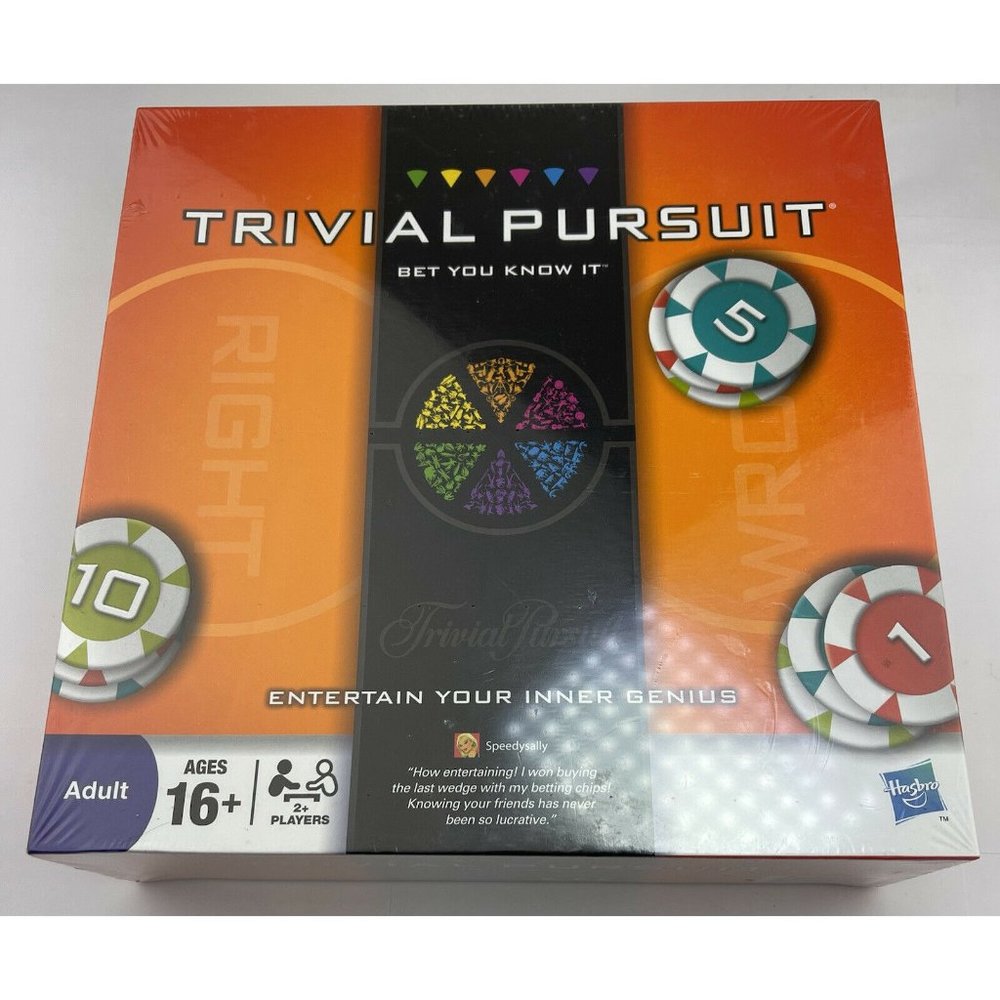 Trivial Pursuit Bet You‎ Know It Edition Trivia Boa